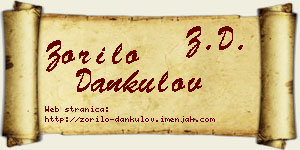 Zorilo Dankulov vizit kartica